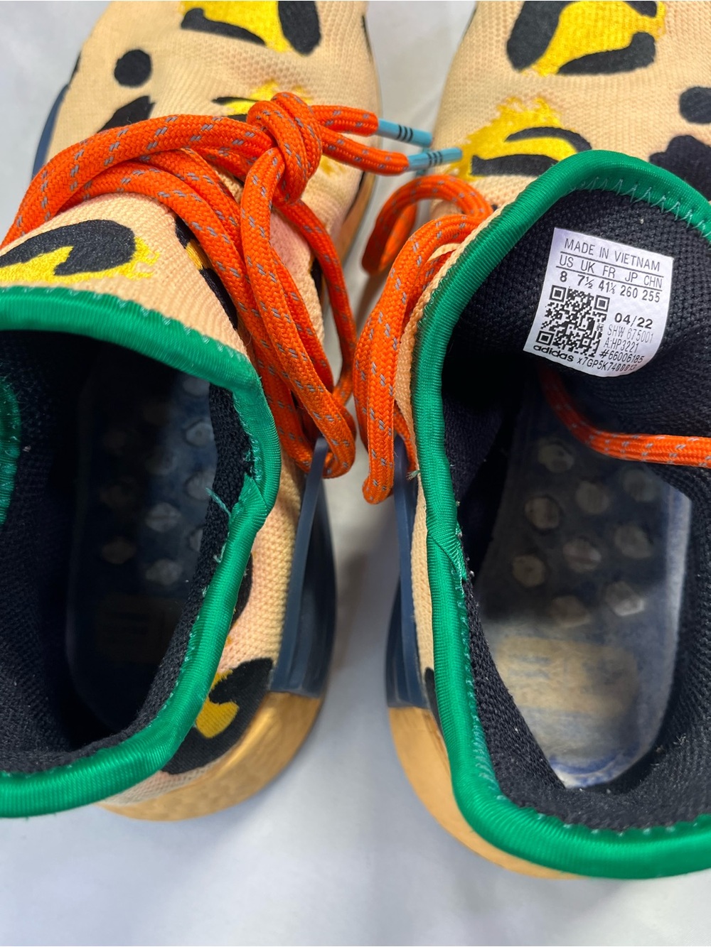 Pharrell X Adidas NMD Human Race Animal Print Cheetah Running Shoes Sneakers 8 - Picture 6 of 15